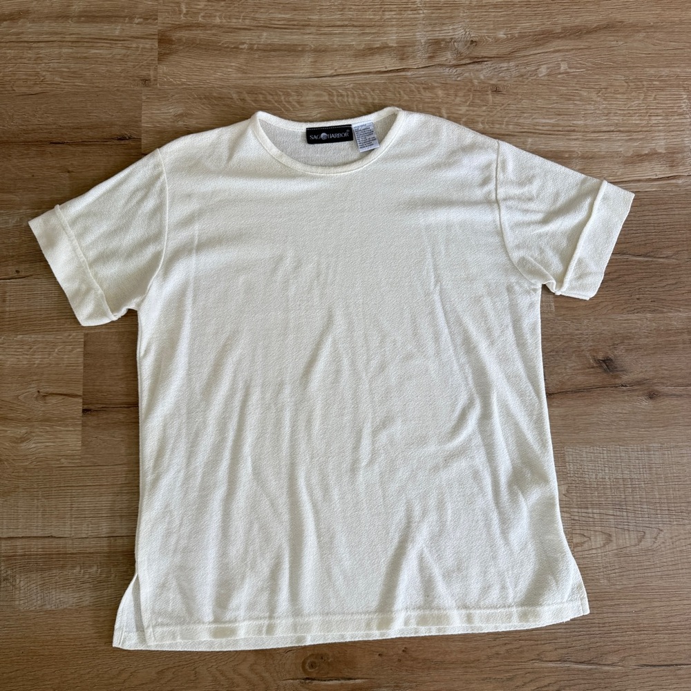 Medium Cream Sag Harbor Top